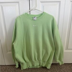 Nike Light Green Crewneck Sweater
